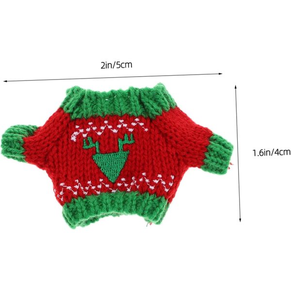 GALPADA Mini Pull in Peluche per Bambole - Accessori Abbigliamento e Decorazione Casa Mini
