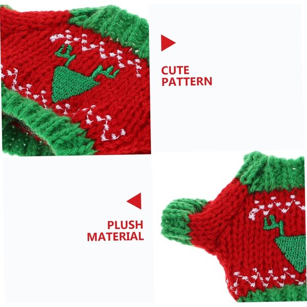 GALPADA Mini Pull in Peluche per Bambole - Accessori Abbigliamento e Decorazione Casa Mini