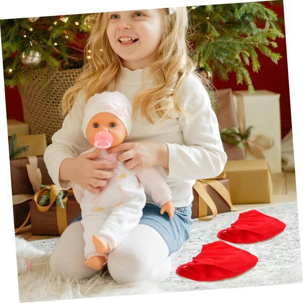 SOIMISS 4 Culottes Rosse per Bambole 45-60 cm - Mini Biancheria Intima in Tessuto