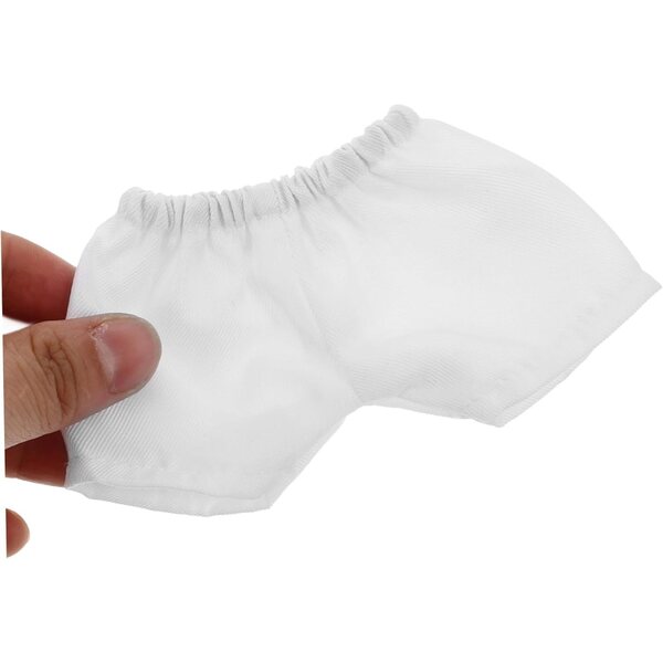 GALPADA Shorts Peluche Ours Bianchi per Bamboles 20cm, 4 Pezzi Miniature
