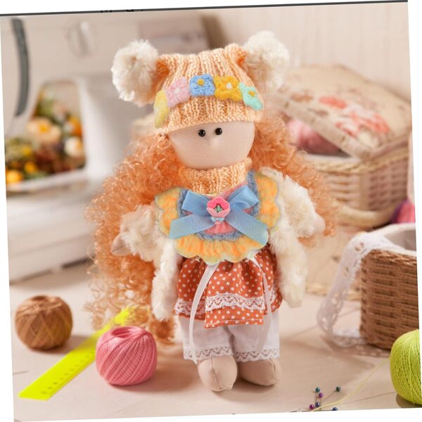 Set Bandeau e Bavaglino in Cotone per Bambole Baby - Accessori Eleganti e Pratici