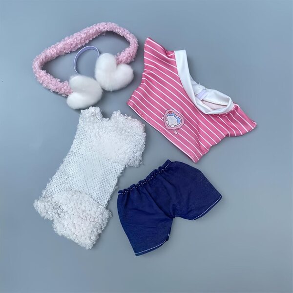 Vestiti per bambole in cotone 20 cm YHYQiFei, abiti artigianali con design adorabile