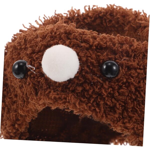 iplusmile Bären-Outfit für Puppe mit Mütze und Einteiler aus weichem Stoff, 17 cm