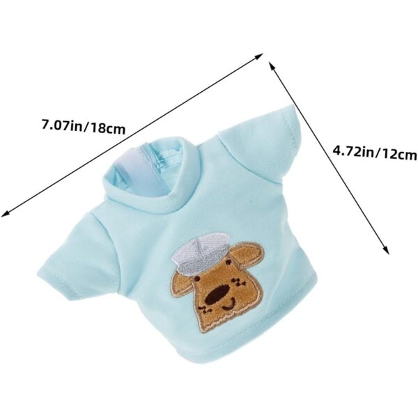 GALPADA 2 Set Tenute Invernali con Pantalone, Camicia e Accessori per Bambole 10"