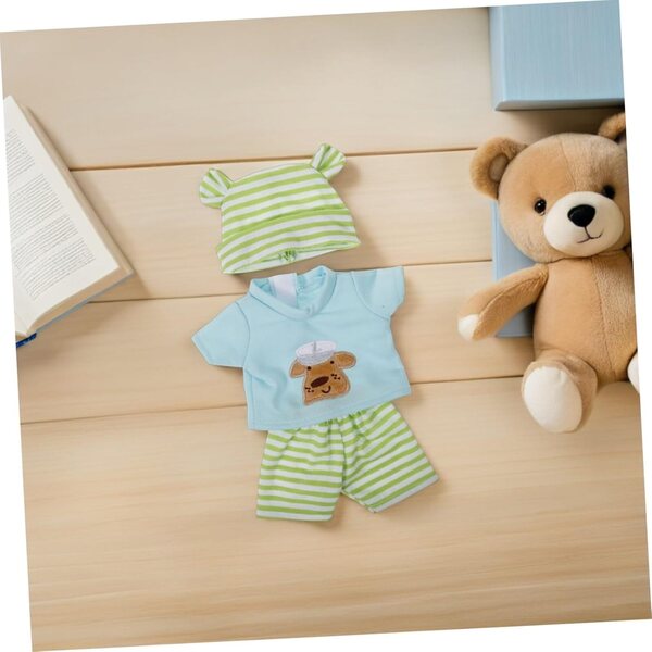 GALPADA 2 Set Tenute Invernali con Pantalone, Camicia e Accessori per Bambole 10"