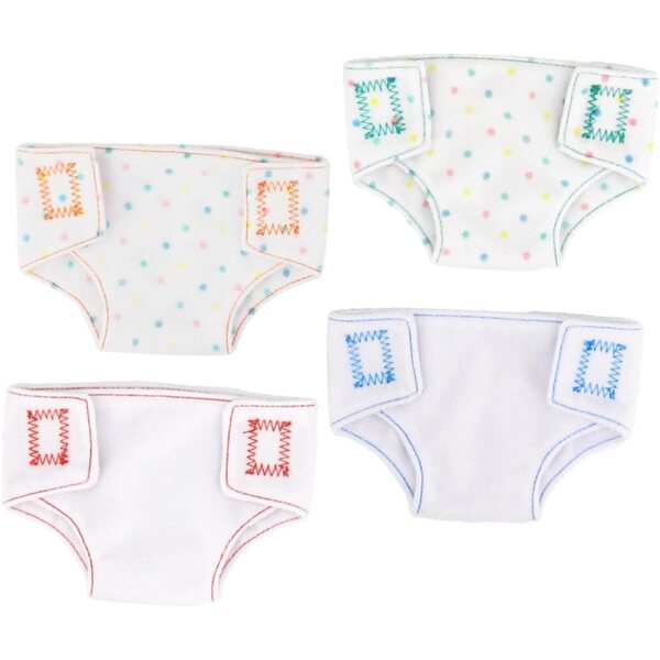 Set 4 Sottovesti in Tessuto per Bambole 18 cm Accessori Costume Gioco di Ruolo