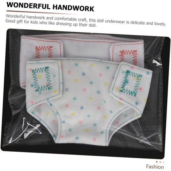Set 4 Sottovesti in Tessuto per Bambole 18 cm Accessori Costume Gioco di Ruolo
