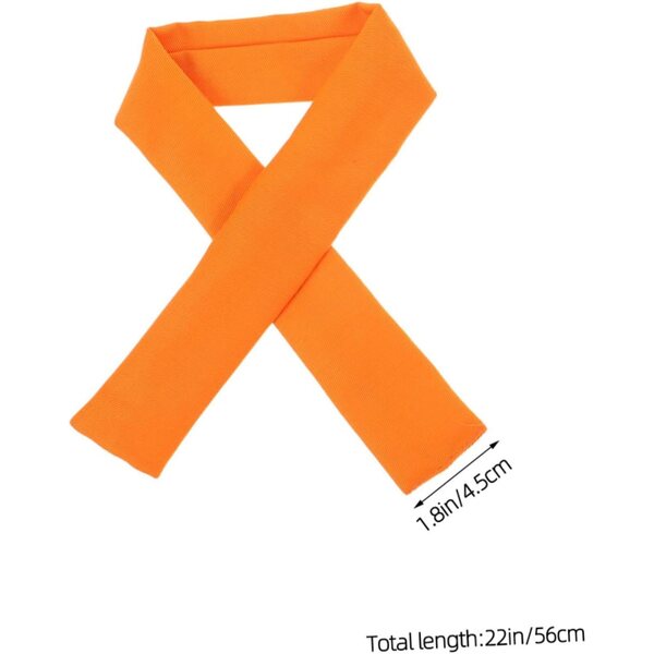 Mönchskostüm für Puppe aus orangefarbenem Polyester – Cosplay-Kleidung und Dekoration