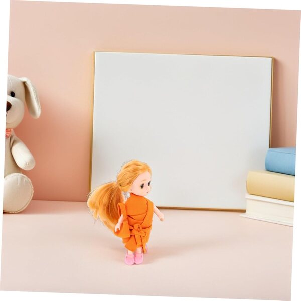 Mönchskostüm für Puppe aus orangefarbenem Polyester – Cosplay-Kleidung und Dekoration