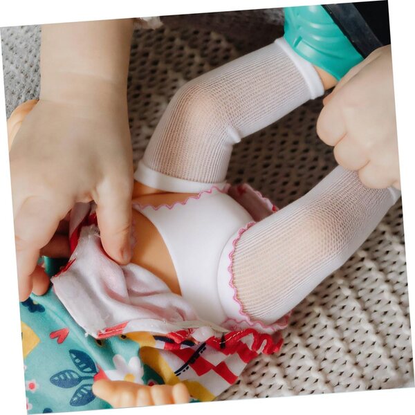 NOLITOY 6 Couches Lavables per Bambole – Accessori Riutilizzabili Miniature per Bambini