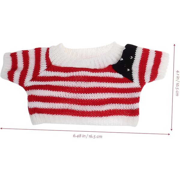 BESTonZON Set 5 Pezzi Abiti per Pupazzi Orso Accessori Colorati e Riutilizzabili