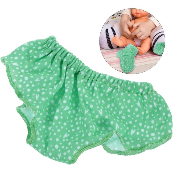 Set 4 Culottes per Bambole da 18 Pollici in Tessuto Blu Cielo, Facili da Indossare