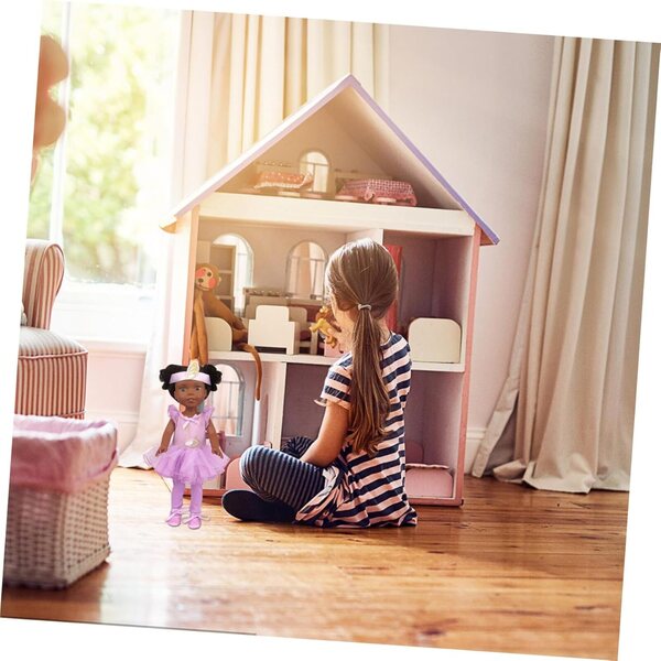 Ballettkostüm für NOLITOY-Puppen mit Schuhen und Accessoires, elegantes lila Tutu