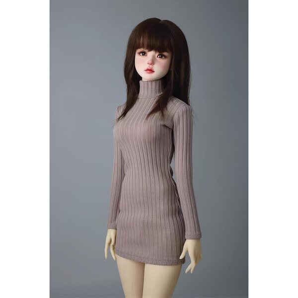 Vestiti artigianali per bambole BJD 1/3, gonna a maglia traforata colore 6