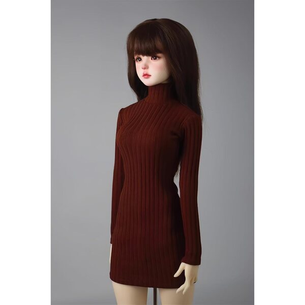 Vestiti artigianali per bambole BJD 1/3, gonna a maglia traforata colore 6