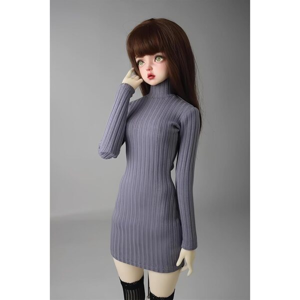 Vestiti artigianali per bambole BJD 1/3, gonna a maglia traforata colore 6