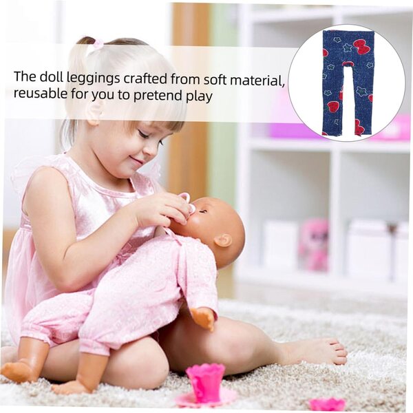 GALPADA Leggings per Bambole 18 cm Pantaloni Decorativi in Tessuto Morbido