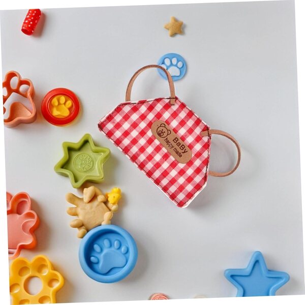 NOLITOY Set 6 Mini Tablier in Tessuto a Quadretti per Bambole, Accessori Vintage