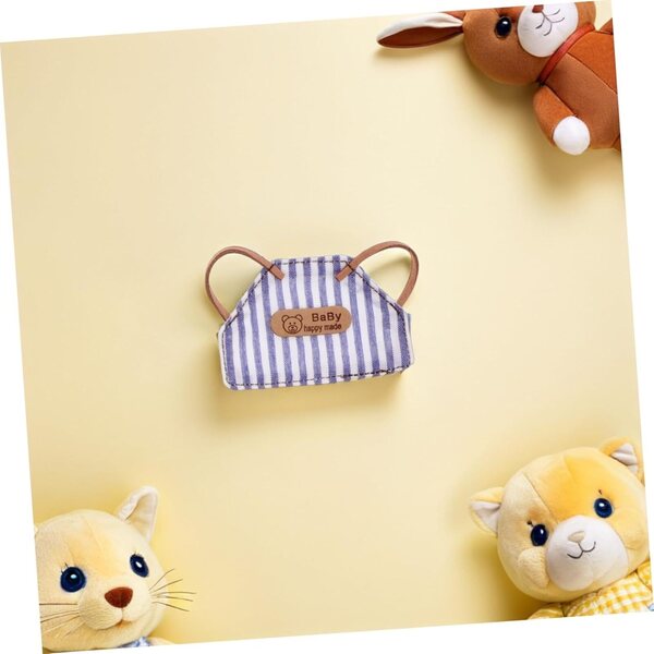 NOLITOY Set 6 Mini Tablier in Tessuto a Quadretti per Bambole, Accessori Vintage