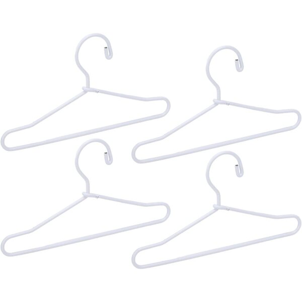 Set 20 cintres in acciaio inox per abiti di bambole, miniatura elegante e resistente