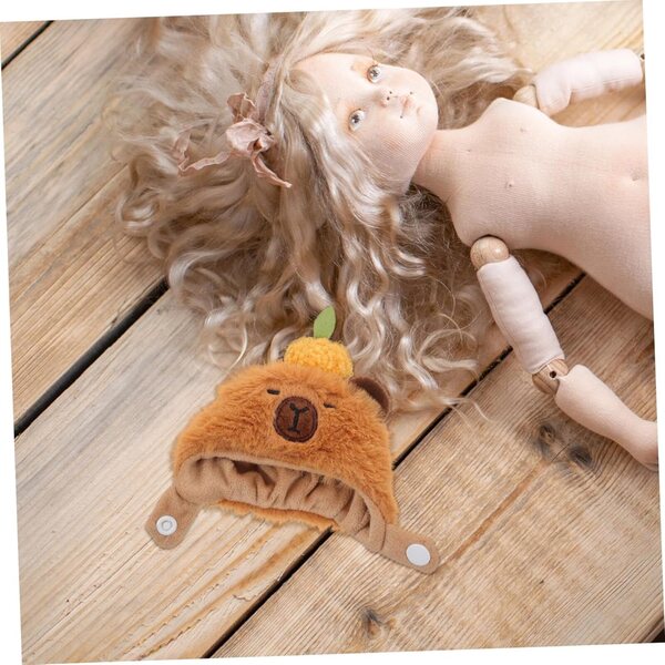 Chapeau in Peluche per Bamboles | Accessorio Costume per Giochi Creativi Bambini
