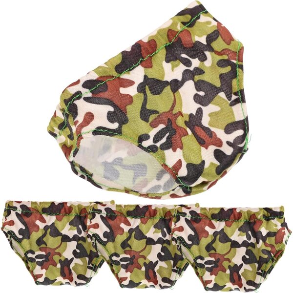 Set 4 Culotte in Tessuto per Bambole 18 Pollici - Accessori Vestiti Facili da Indossare