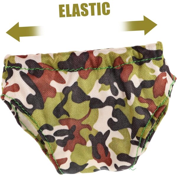 Set 4 Culotte in Tessuto per Bambole 18 Pollici - Accessori Vestiti Facili da Indossare