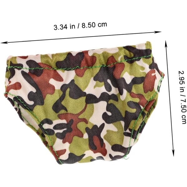 Set 4 Culotte in Tessuto per Bambole 18 Pollici - Accessori Vestiti Facili da Indossare