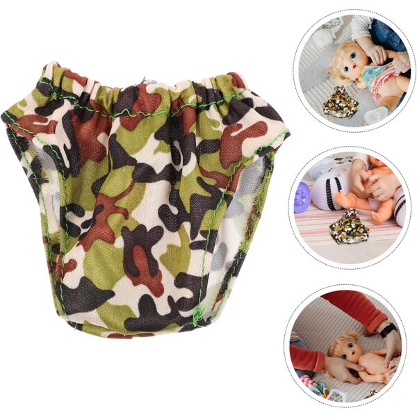 Set 4 Culotte in Tessuto per Bambole 18 Pollici - Accessori Vestiti Facili da Indossare