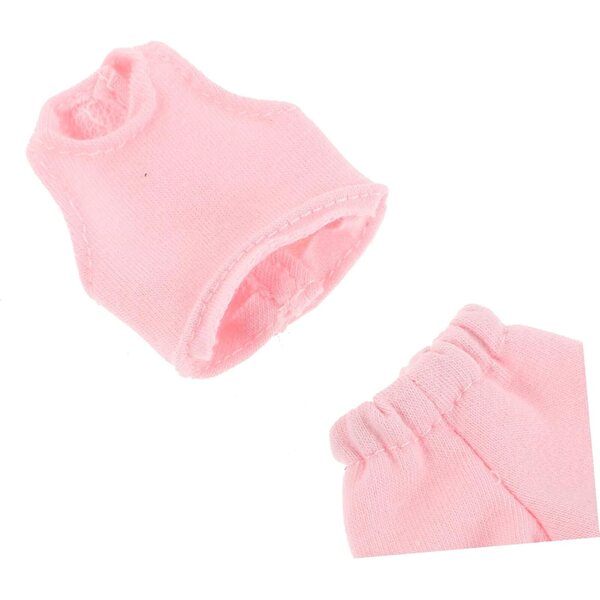 NOLITOY Set 4 Abiti Estivi per Bambole 30 cm: Gilet e Pantaloni Eleganti e Facili da Indossare