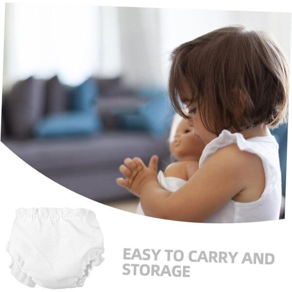 GALPADA Set 5 Culottes Elastiche Bianche per Bamboles - Accessori Gioco e DIY