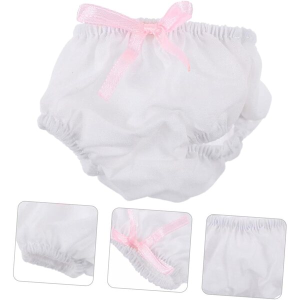 GALPADA 3 Culottes di Stoffa Riutilizzabili per Bamboles 15-20cm Accessori Gioco