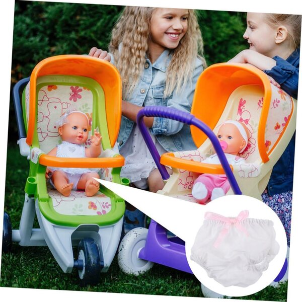 GALPADA 3 Culottes di Stoffa Riutilizzabili per Bamboles 15-20cm Accessori Gioco