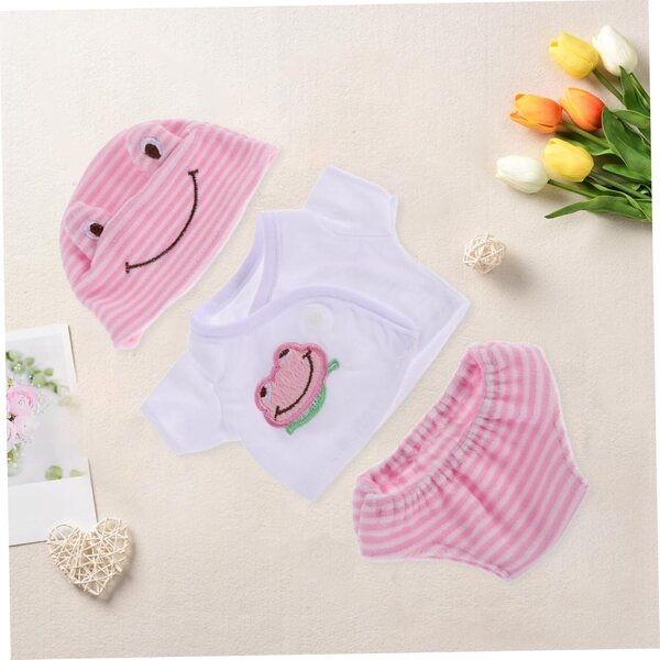 Set mit 3 Kostümen für 30-cm-Puppen – farbenfrohe und wechselbare Kleidung aus Polyester