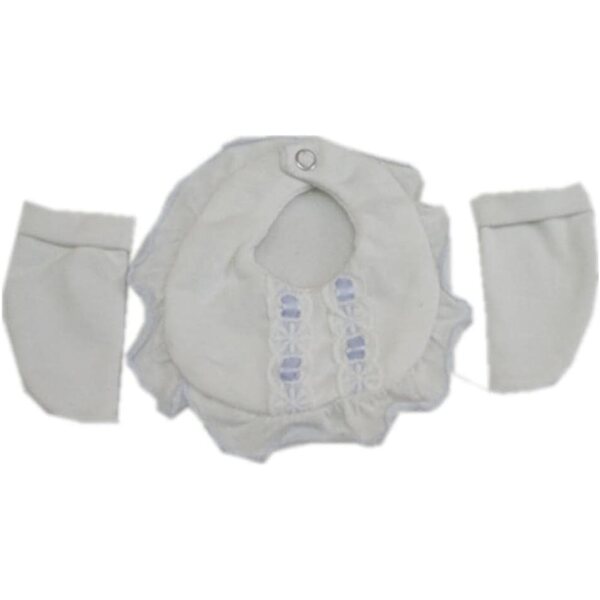 Amagogo Set 5 Pezzi Abbigliamento Bambola 17-18 Pollici in Cotone Blu e Bianco