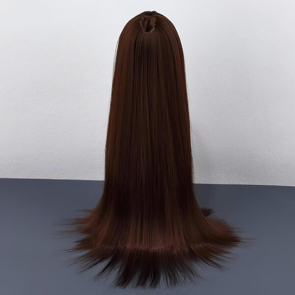 Perrucca per bambola BJD capelli lunghi morbidi e realisti vari colori 1/3 1/4 1/6