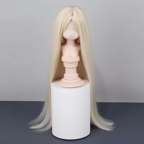 Perrucca per bambola BJD capelli lunghi morbidi e realisti vari colori 1/3 1/4 1/6