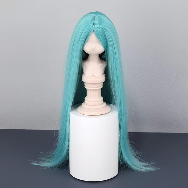 Perrucca per bambola BJD capelli lunghi morbidi e realisti vari colori 1/3 1/4 1/6