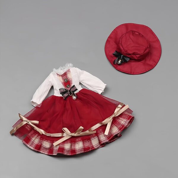 Abbigliamento BJD 1/6 per Bambole 30 cm – Stile Artigianale in Cotone e Nylon