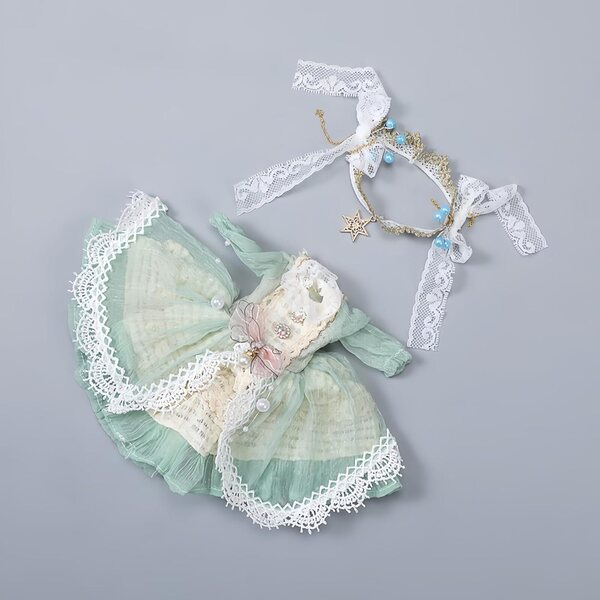 Abbigliamento BJD 1/6 per Bambole 30 cm – Stile Artigianale in Cotone e Nylon