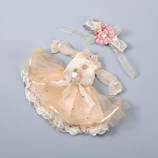 Abbigliamento BJD 1/6 per Bambole 30 cm – Stile Artigianale in Cotone e Nylon