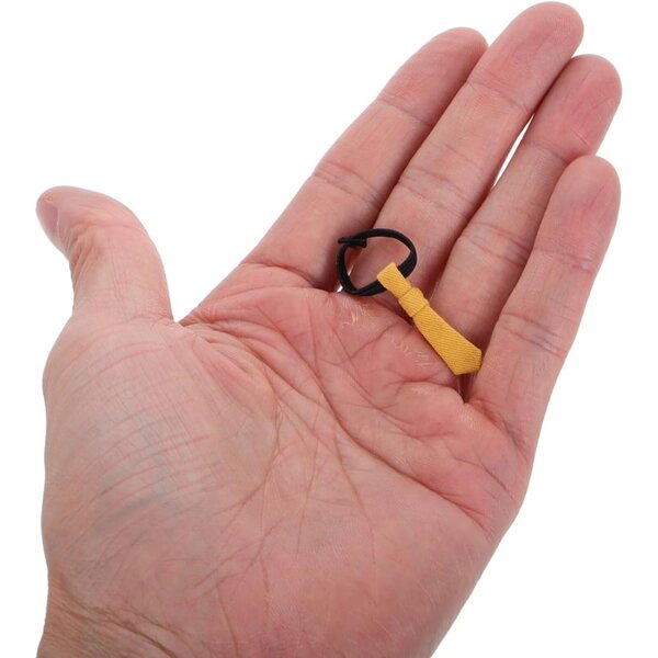 Toddmomy 3 vorgeknüpfte Miniatur-Krawatten für Puppen, 3 Farben, widerstandsfähig und weich