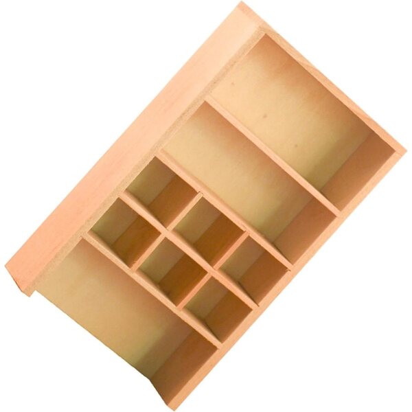 Holzmöbelminiaturen für 1:12 Puppenhaus, japanisches Bücherregal und Regal