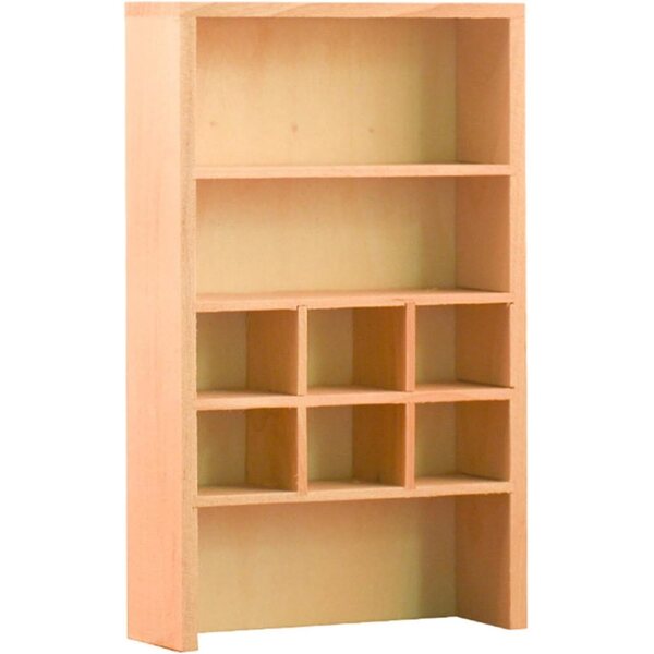 Holzmöbelminiaturen für 1:12 Puppenhaus, japanisches Bücherregal und Regal