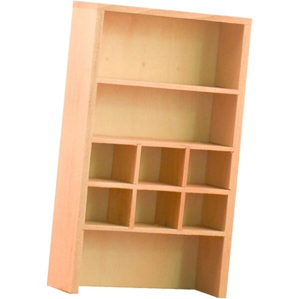 Holzmöbelminiaturen für 1:12 Puppenhaus, japanisches Bücherregal und Regal