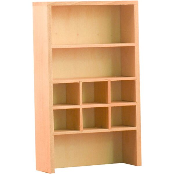 Holzmöbelminiaturen für 1:12 Puppenhaus, japanisches Bücherregal und Regal