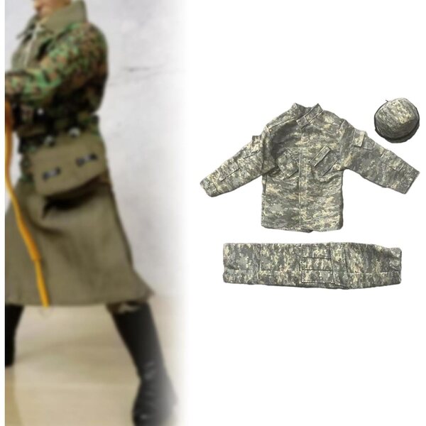 Soldatenuniform für 1:6-Figur – Kleidung, Hose und Hut aus hochwertigem Stoff