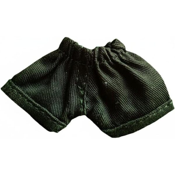 Militärgrüne Jeans-Shorts für OB11-Puppen – realistischer Sommer-Casual-Look