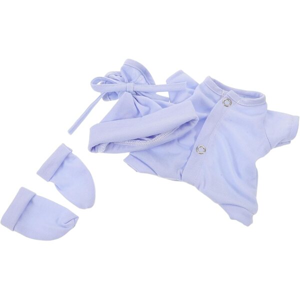 Winterkleidungsset für 25-cm-Puppen mit Mütze und Socken aus weichem Stoff