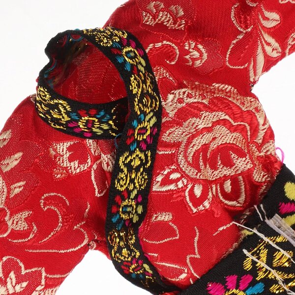Costume Hanfu Rosso per Bambole, Tradizione Cinese per Bambine e Giochi Creativi